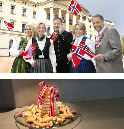 Odświętne ubranie i ciasto migdałowe